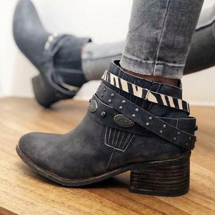 Chaussure Bottines Femme Retro VITATA Bottines Femme – Style Rétro