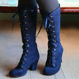 bottes steampunk bleues