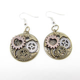 boucles d'oreilles steampunk