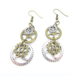 boucles d'oreilles steampunk