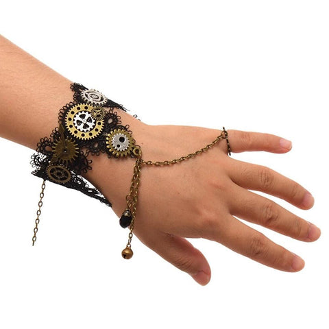bracelet steampunk engrenage