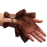 bracelet steampunk marron femme