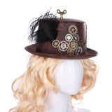 chapeau steampunk avec engrenages