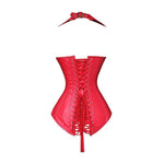 corset gothique rouge