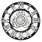 horloge steampunk argenté