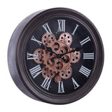 horloge steampunk engrenage tournant