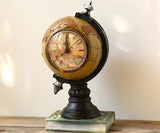 globe horloge vintage