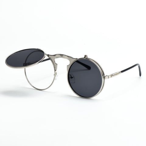 lunettes steampunk flip up