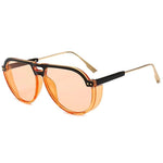 lunettes soleil vintage orange