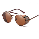 lunettes soleil steampunk marron