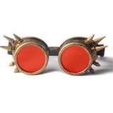 lunettes steampunk rouge