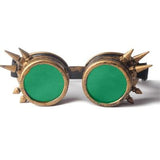 lunettes steampunk vert