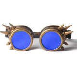lunettes steampunk bleu