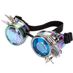 lunettes steampunk bleu