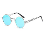 lunettes soleil vintage bleu