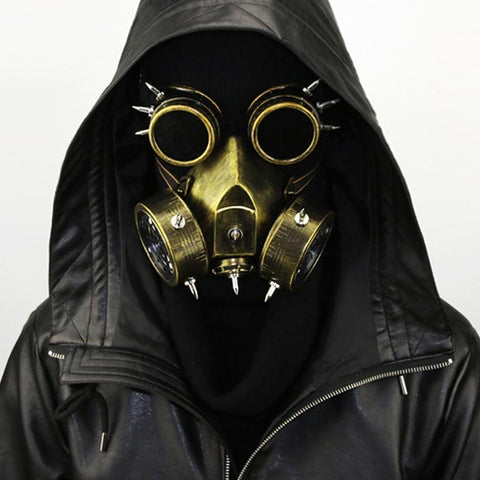Le déguisement masque à gaz et la tenue de protection de Jesse
