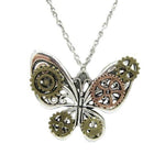 pendentif papillon steampunk