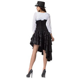 robe steampunk noir et blanc