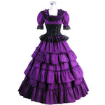 robe steampunk violette