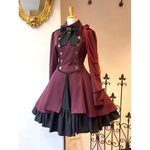 robe rouge style victorien