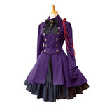 robe victorienne violette