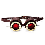 lunettes steampunk rouge