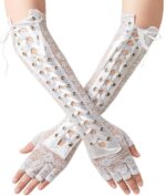 gants long blanc