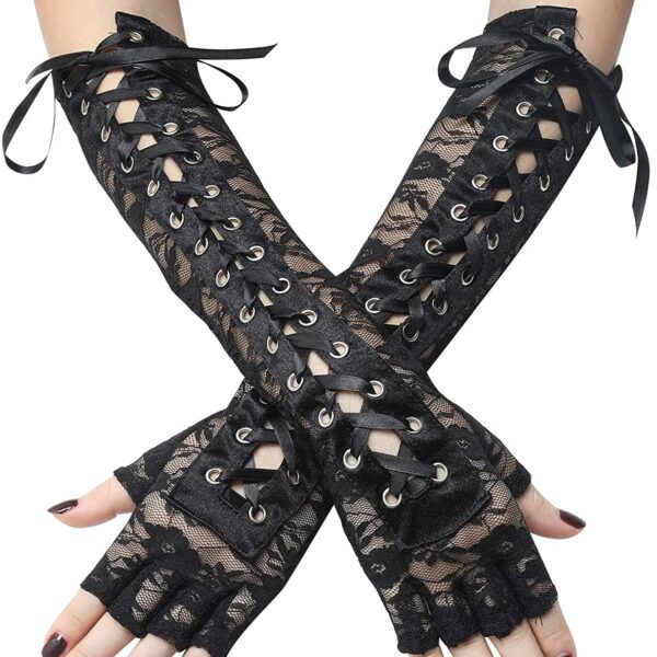 gants long noir