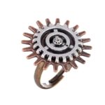 bague steampunk fleur