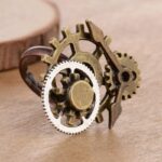 bague engrenage steampunk