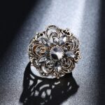 bague fleur victorienne