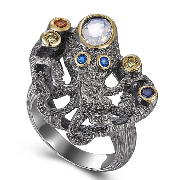 bague pieuvre