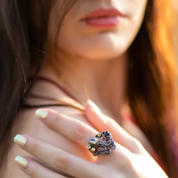 bague poulpe