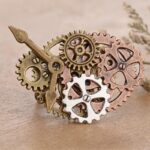 bague steampunk engrenage