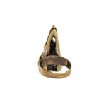 bague corbeau doré