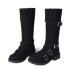 bottes steampunk noires