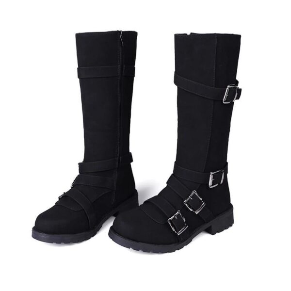 bottes steampunk noires