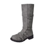 bottes gothique grise