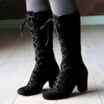 bottes steampunk noires