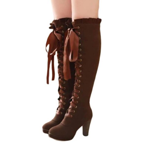 bottes victoriennes marrons