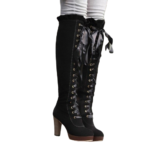 bottes victoriennes noires