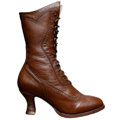 bottines steampunk marron