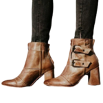 bottines victoriennes marrons