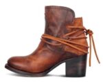 bottines victoriennes marrons