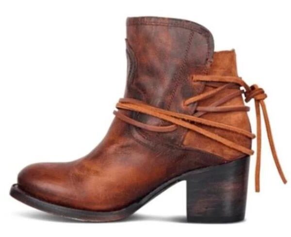 bottines victoriennes marrons