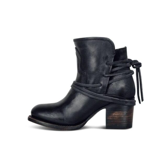 bottines victoriennes noires