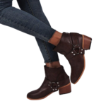 bottines victoriennes marrons