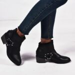 bottines victoriennes noires