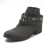 bottines vintage noir