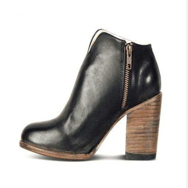 bottines vintage noires